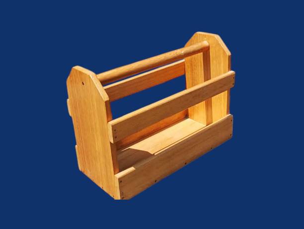 istock Brown wooden carrying basket 2200880701