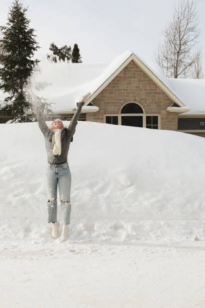 Woman in the Snow