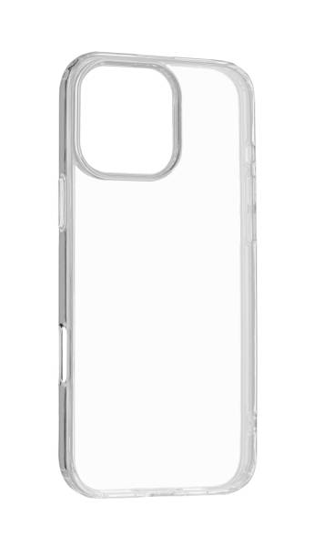 istock Transparent silicone case for latest model phone on isolated and white background 2200884954