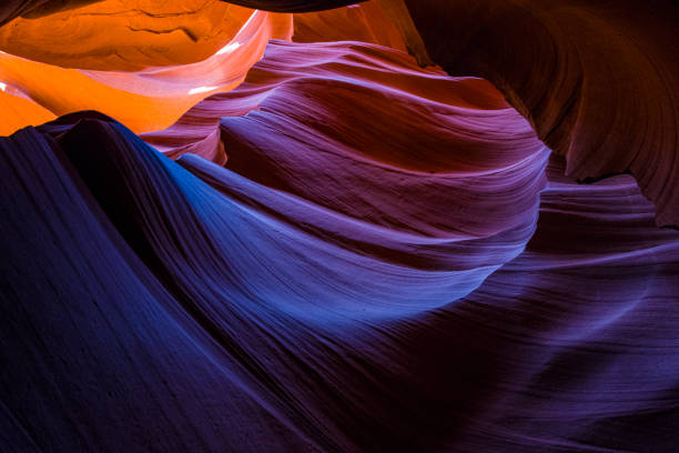 the Lower Antelope Canyon near Page in Arizona, USA