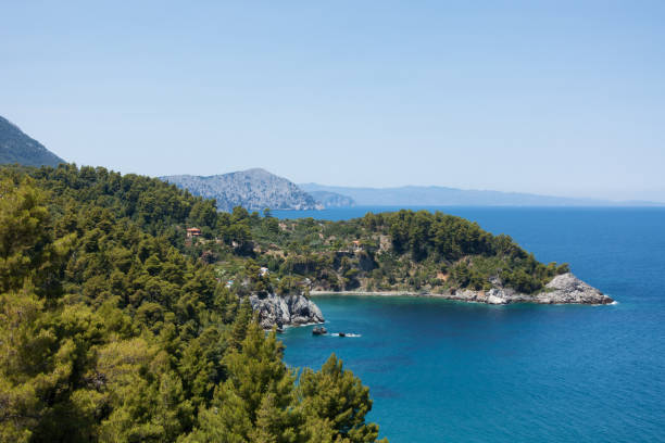 istock Amazing scenery by the sea in North Evia, Greece 2200890094