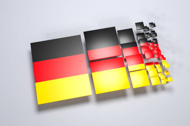 Concept shot: Germany being dysfunctional or disintegrating or being dismantled or failing.