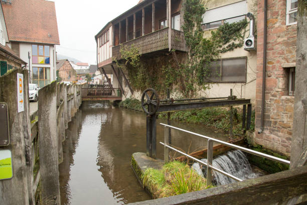 istock Old Watermill by the Canal 2200891998