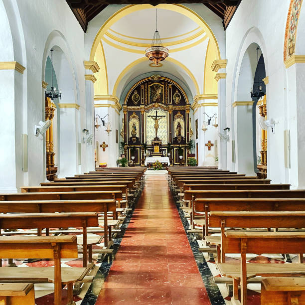 istock Interior of a church 2200893793