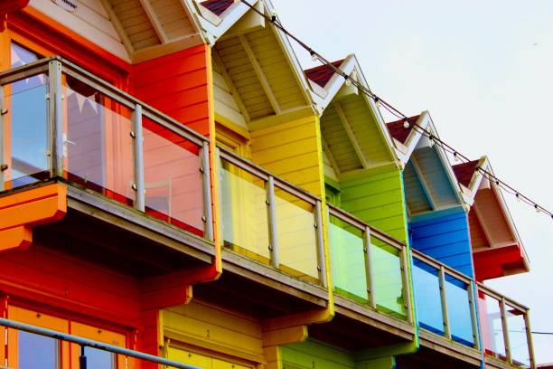 istock Scarborough beach huts, North Yorkshire, England 2200897328