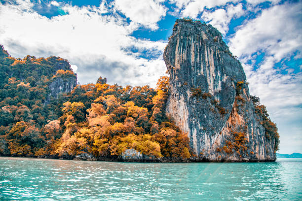 Pristine Ko Lao Bile Beach in Thailand with crystal-clear waters and untouched nature.