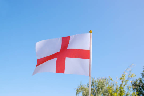 istock England national on the sky. Nature background. 2200907987