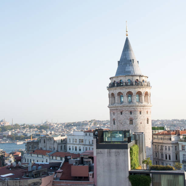 istock Galata Tower and Istanbul skyline, sunny day 2200909927