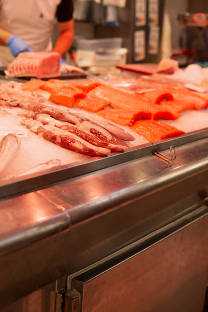 istock fresh fish for sale in Valencia, Spain 2200912404