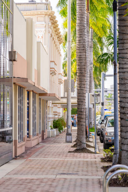 istock Sidewalk Miami Beach 41st Street business district 2200916397