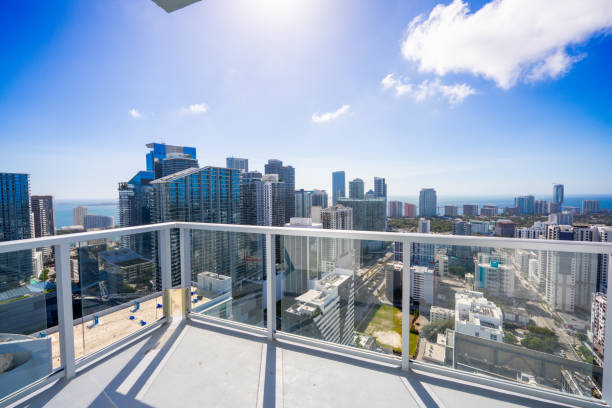 istock Aeria lview of Brickell from highrise tower balcony 2200916923