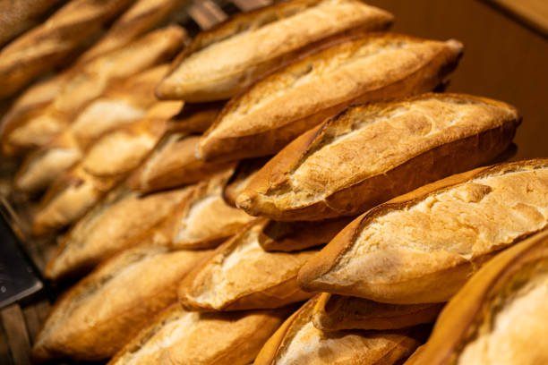 istock Traditional Turkish style made bread loaf stock photo 2200922628
