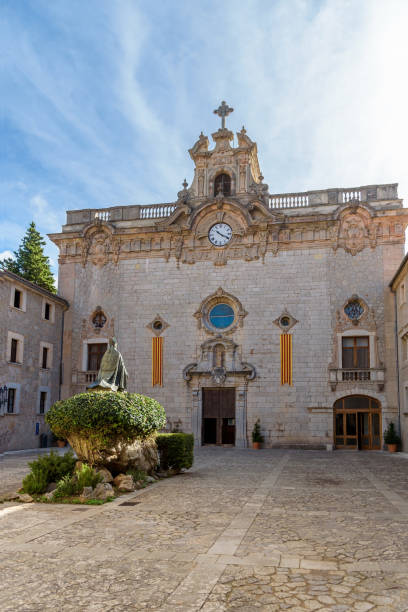 istock Facade of the Lluc sanctuary in Mallorca 2200928756