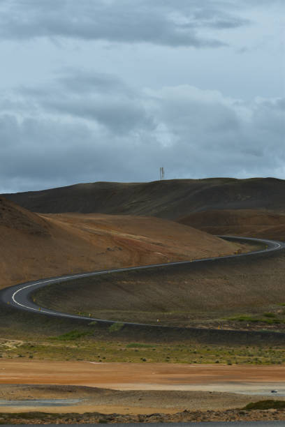 istock Winding road on Icelandic red hills 2200959338