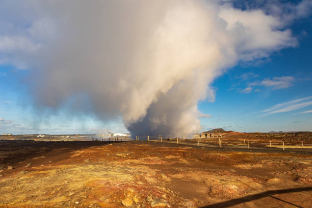 Geothermal industry is very important for the energy of iceland