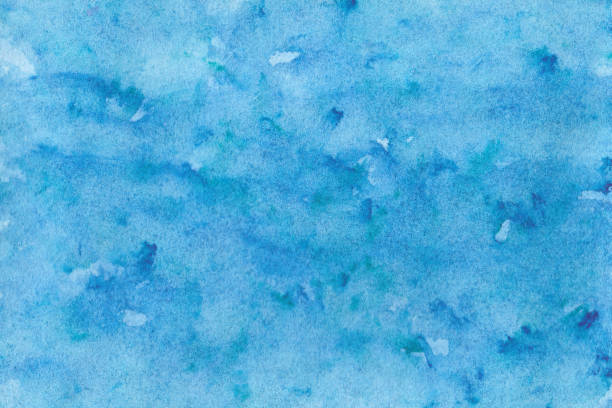istock Blue abstract watercolor background. Watercolor texture paper. 2200998147