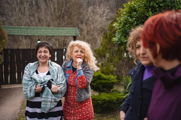 istock Women modelling a situation during group drama psychotherapy 2201002551