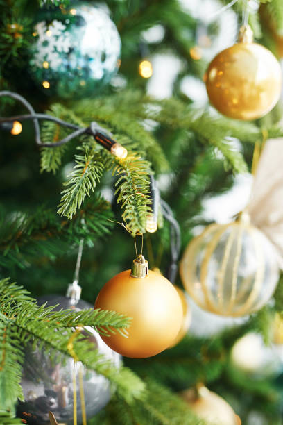 istock Christmas Hanging decoration. Christmas tree.Decorated New Year's 2201008025