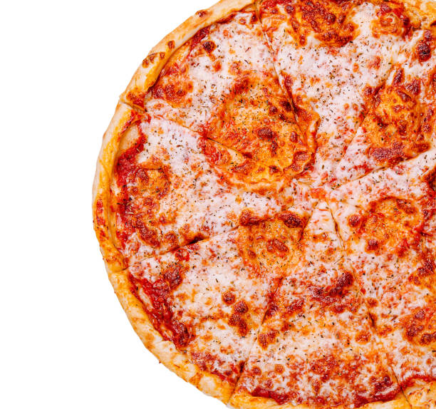 istock Cheese Pizza with Golden Crust and Melted Topping Made from Fresh Ingredients 2201008322