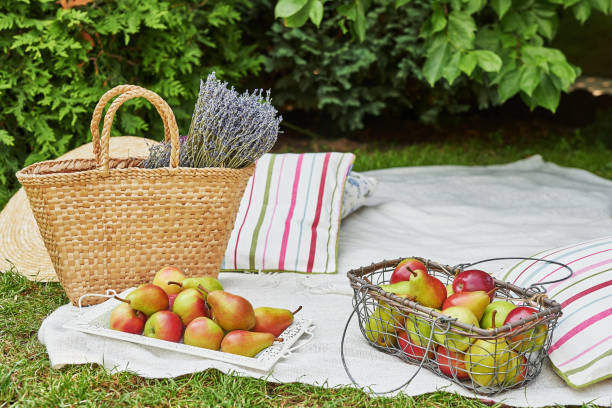 istock Healthy eating. Pears and apples 2201008998
