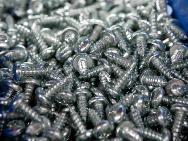 istock Metal bolts and screws 2201018196