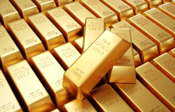 istock Gold bullion bars. Financial concept 2201024331