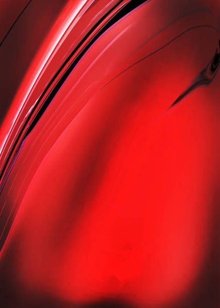 istock abstract fractal red  background  with smooth shapes in it, 2201033666