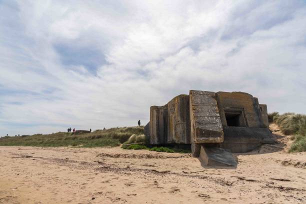 istock Bunker at Utah Beach in Normandy, France 2201045472