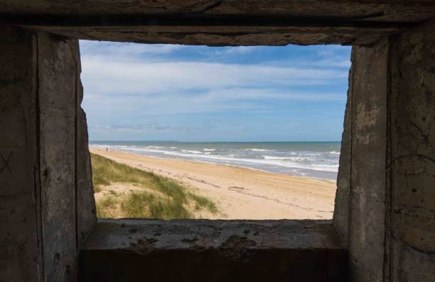 Utah Beach in Normandy, France