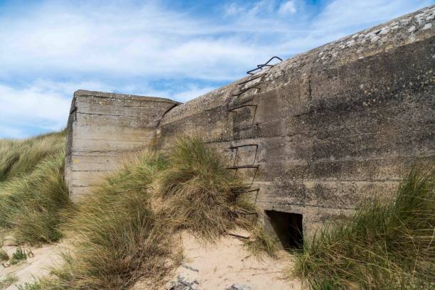 istock Bunker at Utah Beach in Normandy, France 2201045720