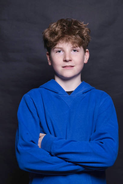 istock Portrait of a boy in blue 2201045892