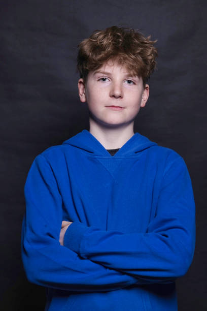 istock Portrait of a boy in blue 2201045931