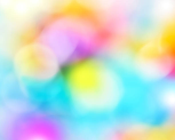 istock Colorful blurred background images. Rainbow blur easter background wallpaper stock illustrations. 2201054441