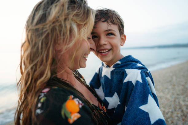 istock Happy moments at the beach 2201055656