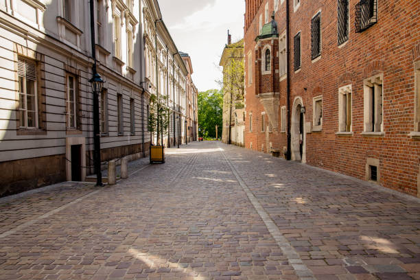 istock Empty Streets of Krakow on a Summer Day 2201057938