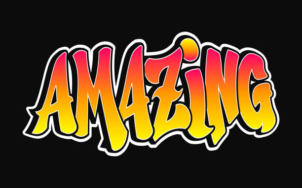 istock Amazing Graffiti Typography Colorful Street Art Lettering 2201064075
