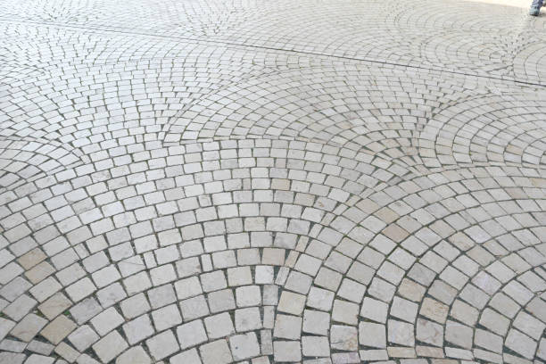 istock Textured Cobbled Streets that Effortlessly Showcase a Worn and Distinctive Aesthetic Appeal 2201064591