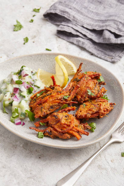 istock Carrot Pakora with Raita Dip 2201085090