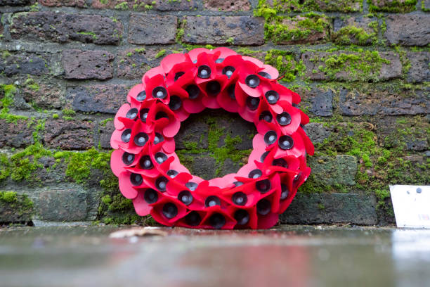 Poppy wreath for Remembrance Sunday