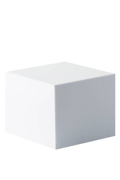 istock Podium, product stand, exhibition, pedestal, white background 2201092460