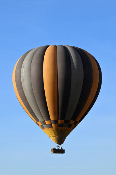 istock Hot air ballon against blue sky 2201099001