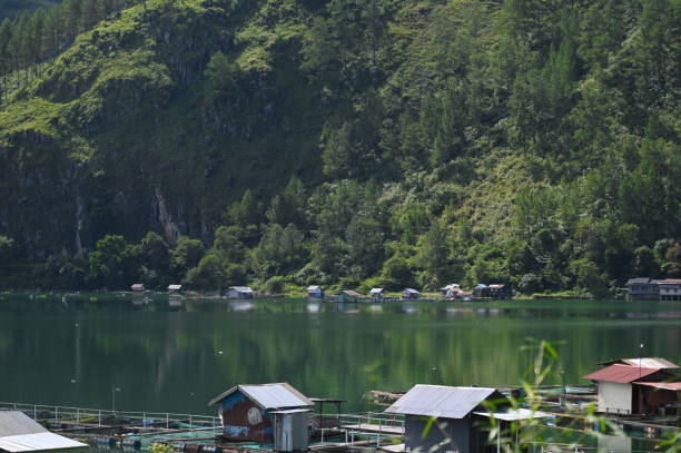 istock Freshwater fish cages in Lake 2201100103