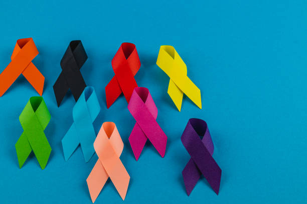 istock Ribbons symbolizing awareness for various diseases and support initiatives 2201103479