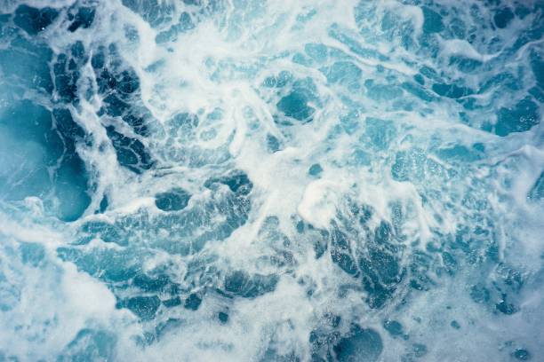 istock Natural blue foamy ocean water 2201106184