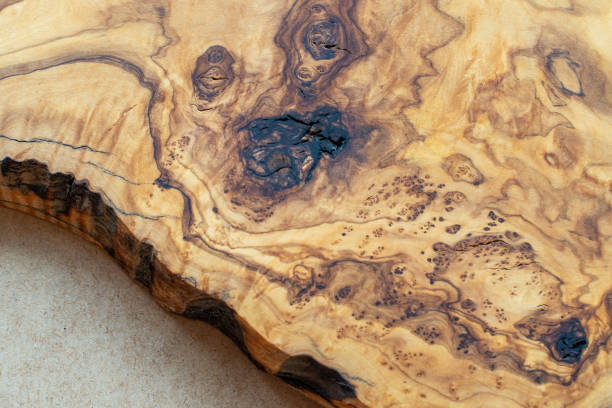 istock A piece of olive wood with unique grain pattern 2201121805