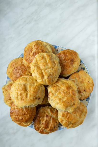 istock homemade golden brown scones on a plate 2201122435