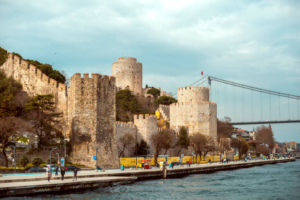 istock Istanbul-Turkey. Rumeli Castle over the Bosphorus Strait 2201129502