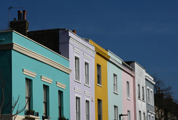 istock Colourful London houses 2201131537