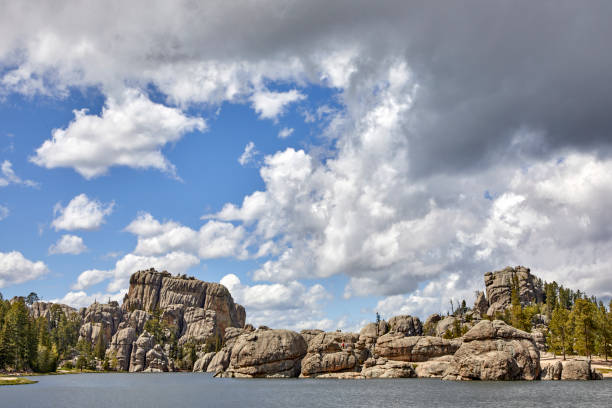 istock Sylvan Lake in Custer State Park, South Dakota, with Granite Rock Formations 2201133680