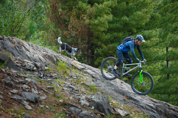 istock Mountain Bike Dog Ride 2201133985